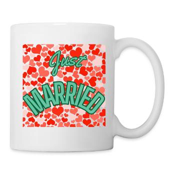 JUST MARRIED,LONG LIVE THE MARIES,EVJF,VALENTINE'S DAY - Mug - white - Right