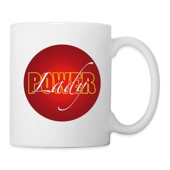 POWER LADY - Mug blanc - blanc - Droite