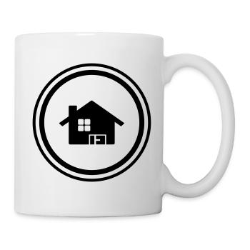 Maison Symbole Accueil - Mug blanc - blanc - Droite