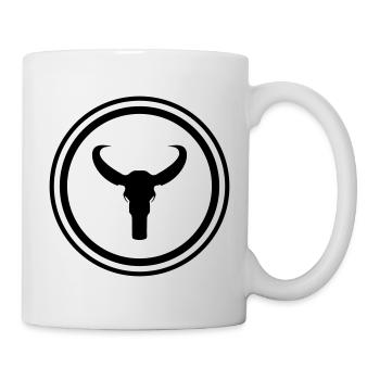 Bulle Skelett - Tasse - Weiß - Rechts