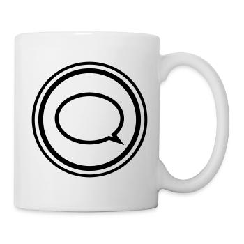 Sprechblase - Tasse - Weiß - Rechts