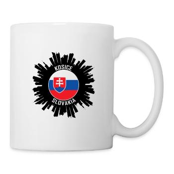 Kosice Skyline Slowakei Flagge Reise-Souvenir - Tasse - Weiß - Rechts