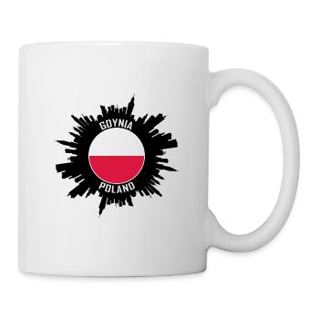 Gdynia Skyline Poland Flag Travel Souvenir - Mug - white - Right