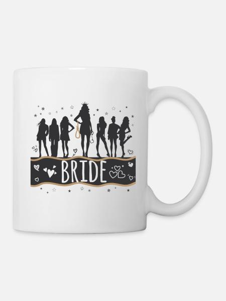 Bachelorette party party bride bachelorette party t-shirt - Mug - white