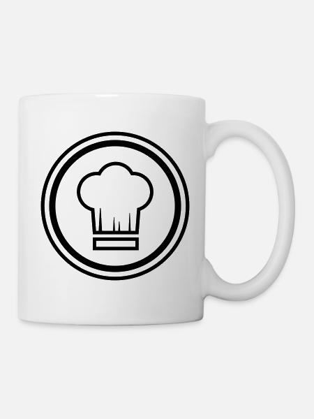 Chef's Hat Chef Chef Icon - Mug - white