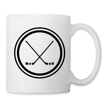 Eishockey hockeyschläger - Tasse - Weiß - Rechts