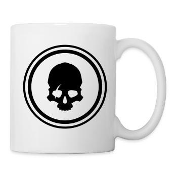 Skeleon Skull - Mug - white - Right