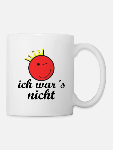 Ich war es nicht - Tasse - Weiß