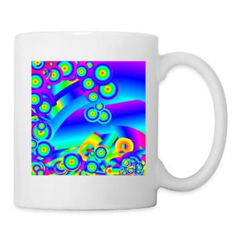 Abstract Ocean waves - Mug - white - Right