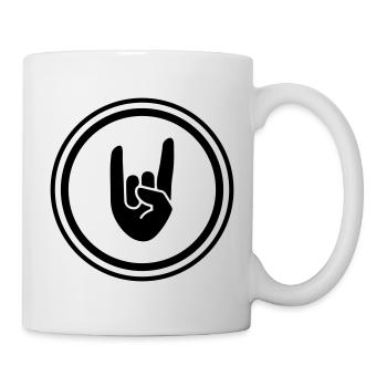 Party Hand Symbol - Mug - white - Right