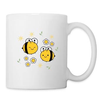 Bee Pair - Mug - white - Right