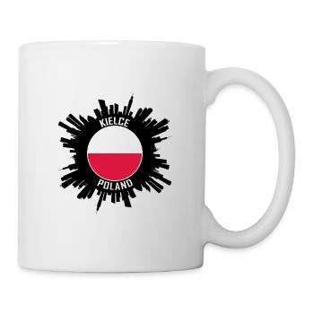 Kielce Skyline Poland Flag Travel Souvenir - Mug - white - Right