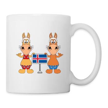 ISLANDPFERDE - ISLÄNDER - ISLAND - SHAKA - PFERDE - Tasse - Weiß - Rechts