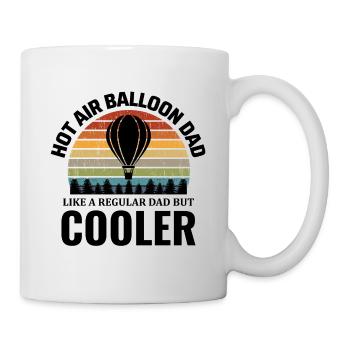 Hot Air Ballooning Hopper Balloon Dad Balloonist - Mug - white - Right