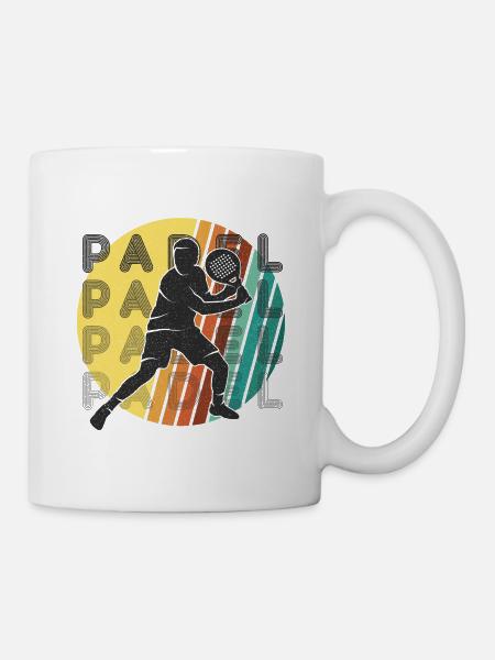 Padel tennis Joueur de Padel Garçons Padel - Mug blanc - blanc