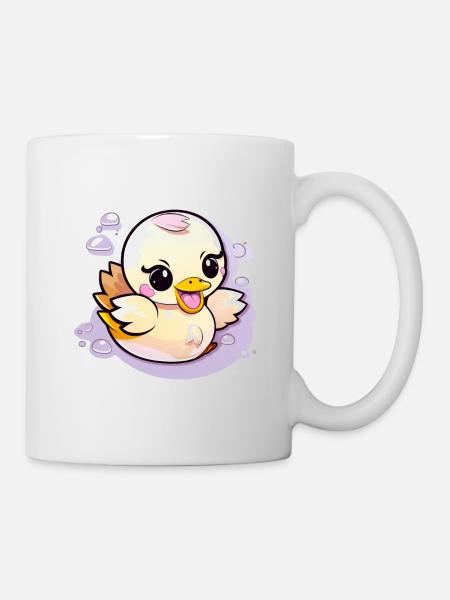 Mignon Little Duck Kids Design - Mug blanc - blanc