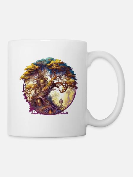 Treehouse Series No. 1 - Mug - white