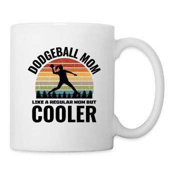 Völkerball-Mama - Tasse - Weiß - Rechts