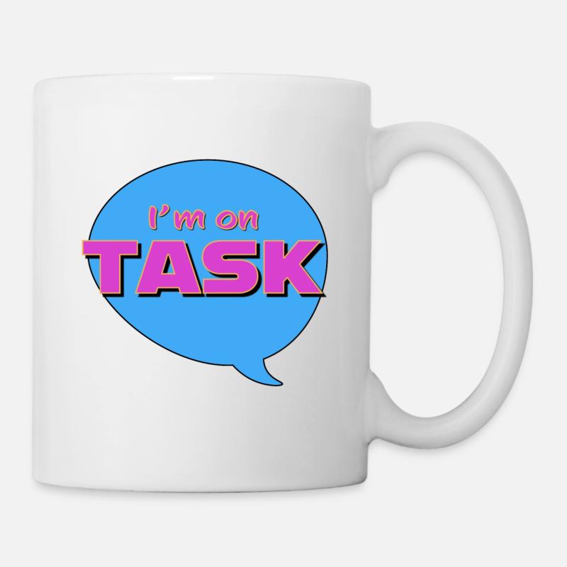I'm on task! - Mug - white