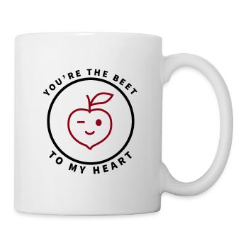 You're the beet to my heart Beetroot - Mug - white - Right