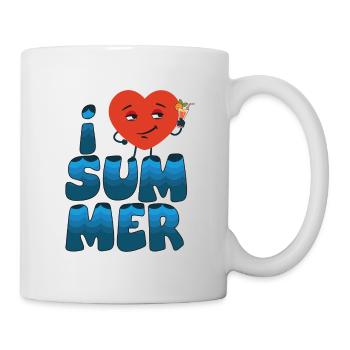 Cœur d’été 12 - Mug blanc - blanc - Droite