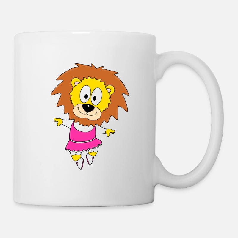 TANZEN - TÄNZERIN - TÄNZER - LÖWE - TIER - Tasse - Weiß