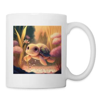 baby turtle - Mug - white - Right