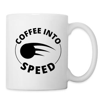 Völkerball Spieler Trainer Team Sport Kaffee - Tasse - Weiß - Rechts