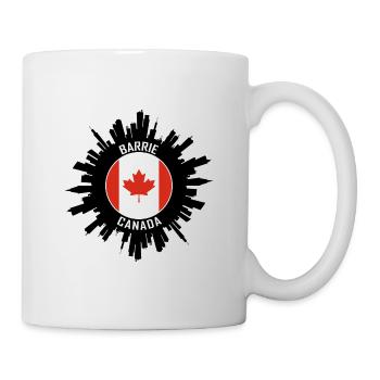 Barrie Skyline Kanada Flagge Reise-Souvenir - Tasse - Weiß - Rechts