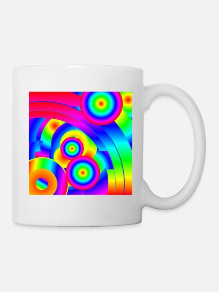 Abstract Comet - Mug - white