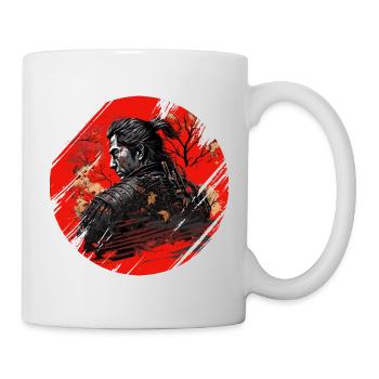 Samurai Japan Kultur - Tasse - Weiß - Rechts