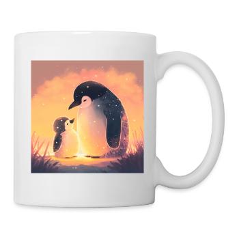 Famille Penguin - Mug blanc - blanc - Droite
