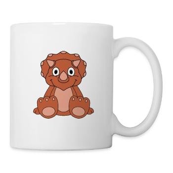 DINO - DINOSAURIER - KIND - BABY - Tasse - Weiß - Rechts