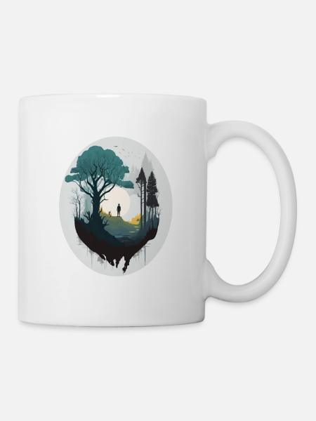 SURREAL - Tasse - Weiß