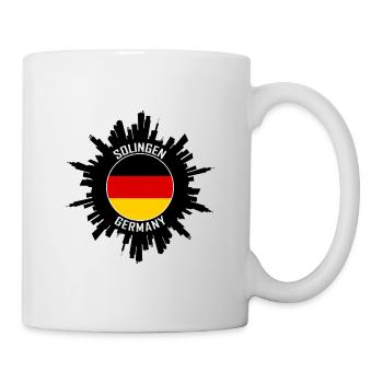 Solingen Skyline Allemagne Flag Souvenir de voyage - Mug blanc - blanc - Droite