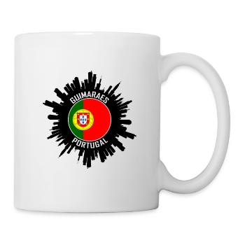 Guimaraes Skyline Portugal Flag Souvenir de voyage - Mug blanc - blanc - Droite