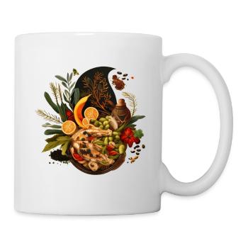 Cadeau Vegan Plate - Mug blanc - blanc - Droite