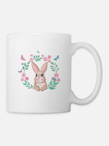 This bunny loves you - Tasse - Weiß