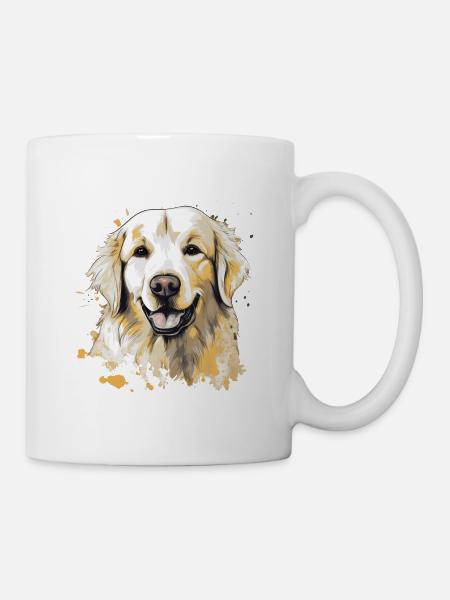 Golden Retriever - Tasse - Weiß