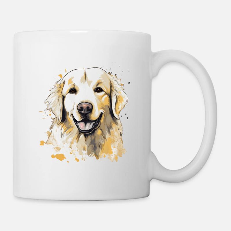 Golden Retrievers - Mug blanc - blanc