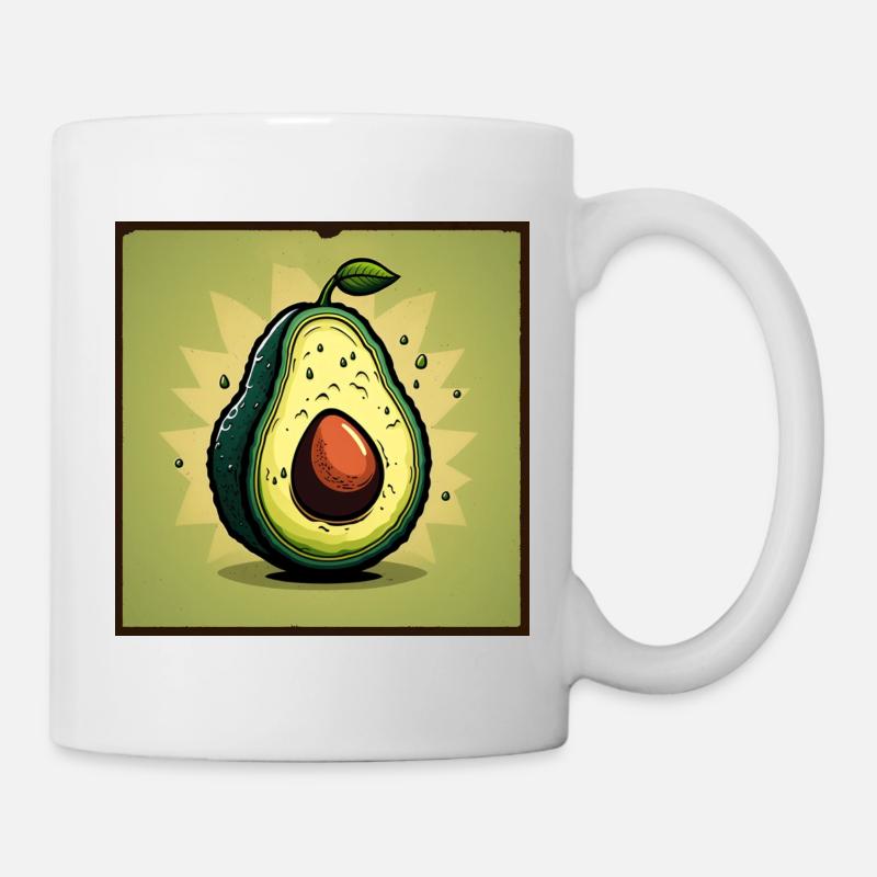 Avocado - Tasse - Weiß