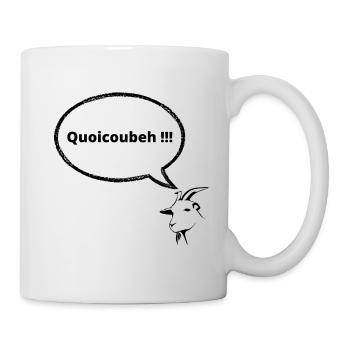 chèvre quoicoubeh ! - Mug blanc - blanc - Droite