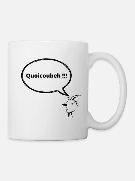 chèvre quoicoubeh ! - Mug blanc - blanc