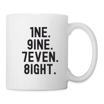 Millésime 1978 - Mug blanc - blanc - Droite