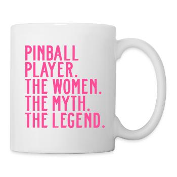 Pinball Pinball Pinball Player Sayings Funny - Mug - white - Right
