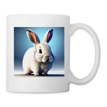 White rabbit - Mug - white - Right