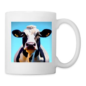 Black and White Cow - Mug - white - Right