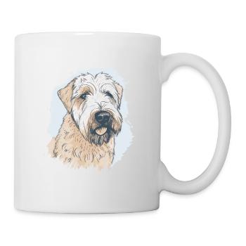 Soft Coated Wheaten Terrier - Mug - white - Right