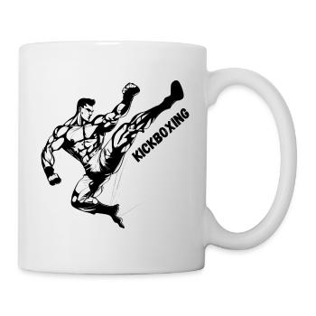Kickboxing Kick - Mug - white - Right