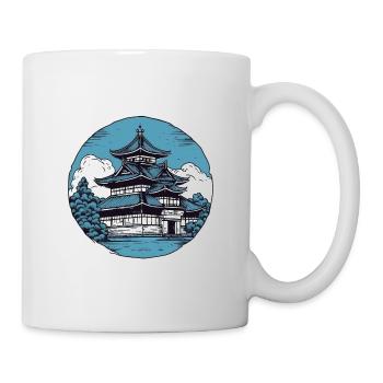 Japanese Castle Vintage - Mug - white - Right